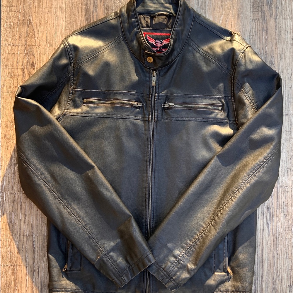 Street Legal Faux Leather Jacket small